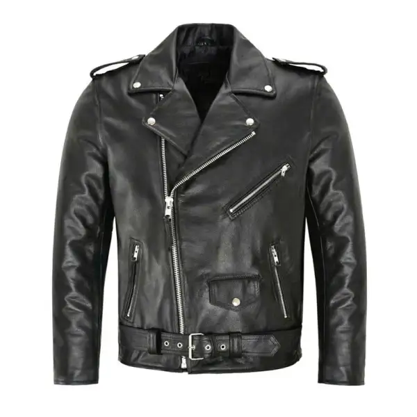 Leather Field Jacket
