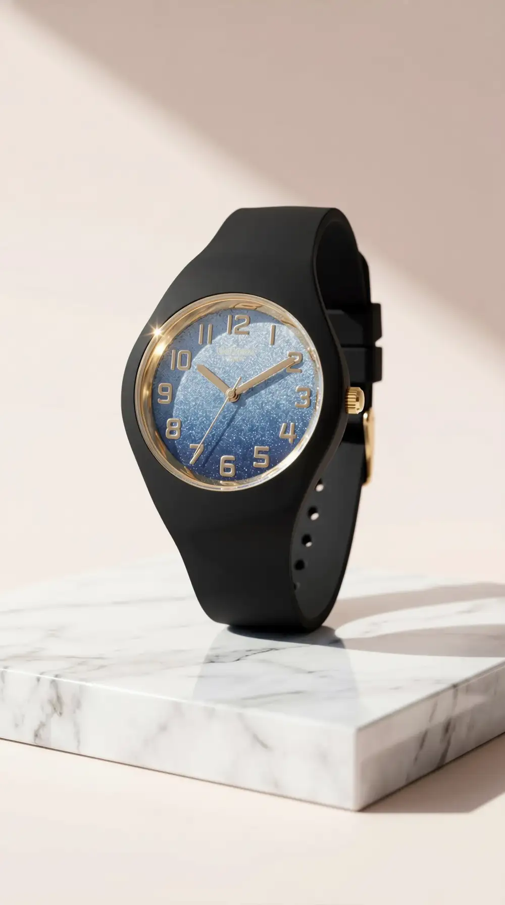 Silicone Glitter Fashion Watch