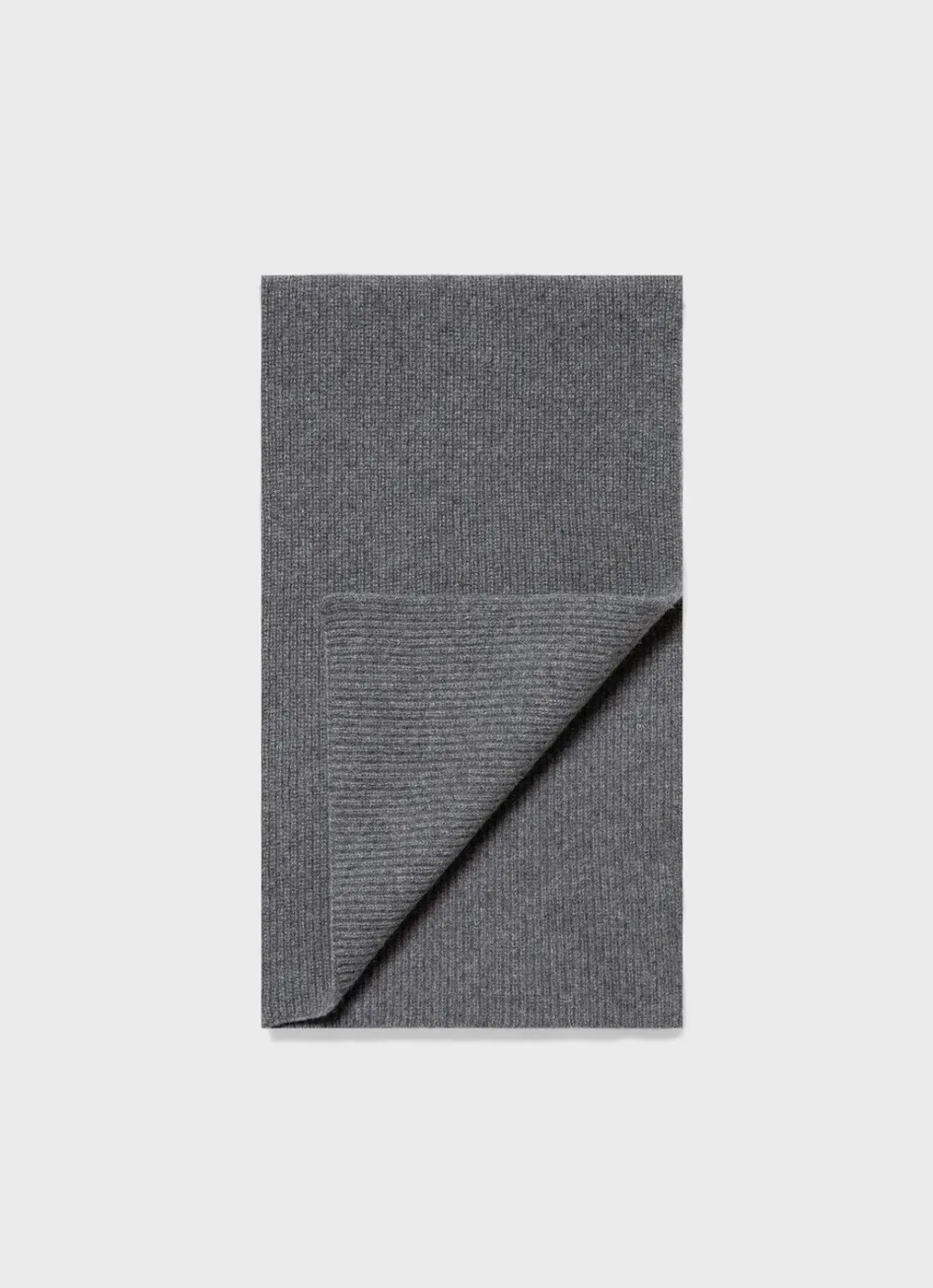 Cashmere Ribbed Scarf