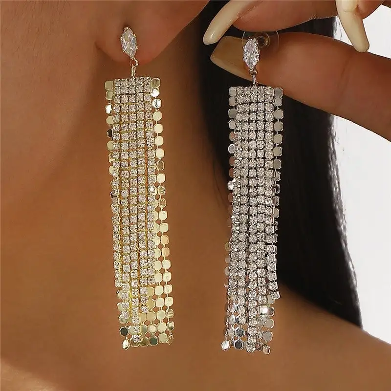 Fringe Drop Earrings