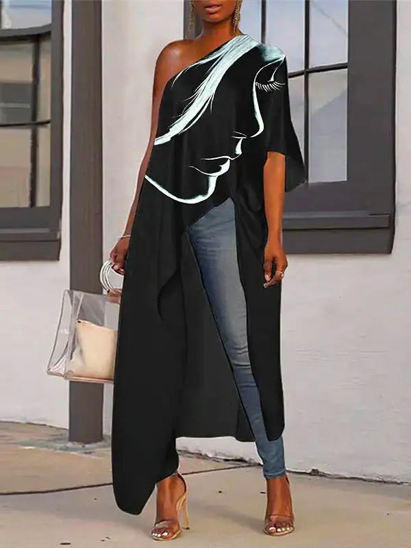 Women's Asymmetric Blouse