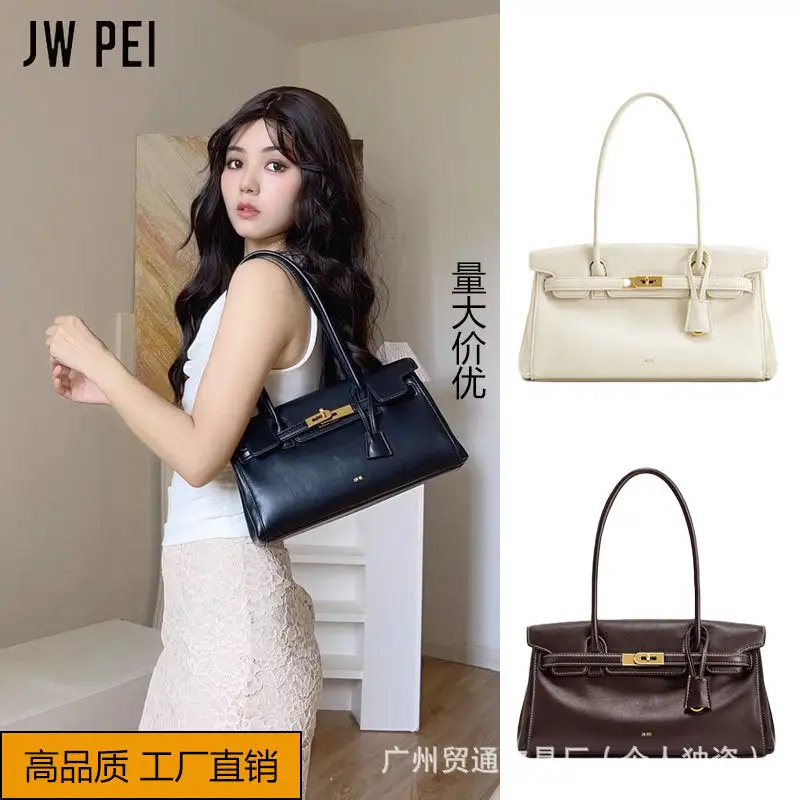Textured Slim Baguette Bag