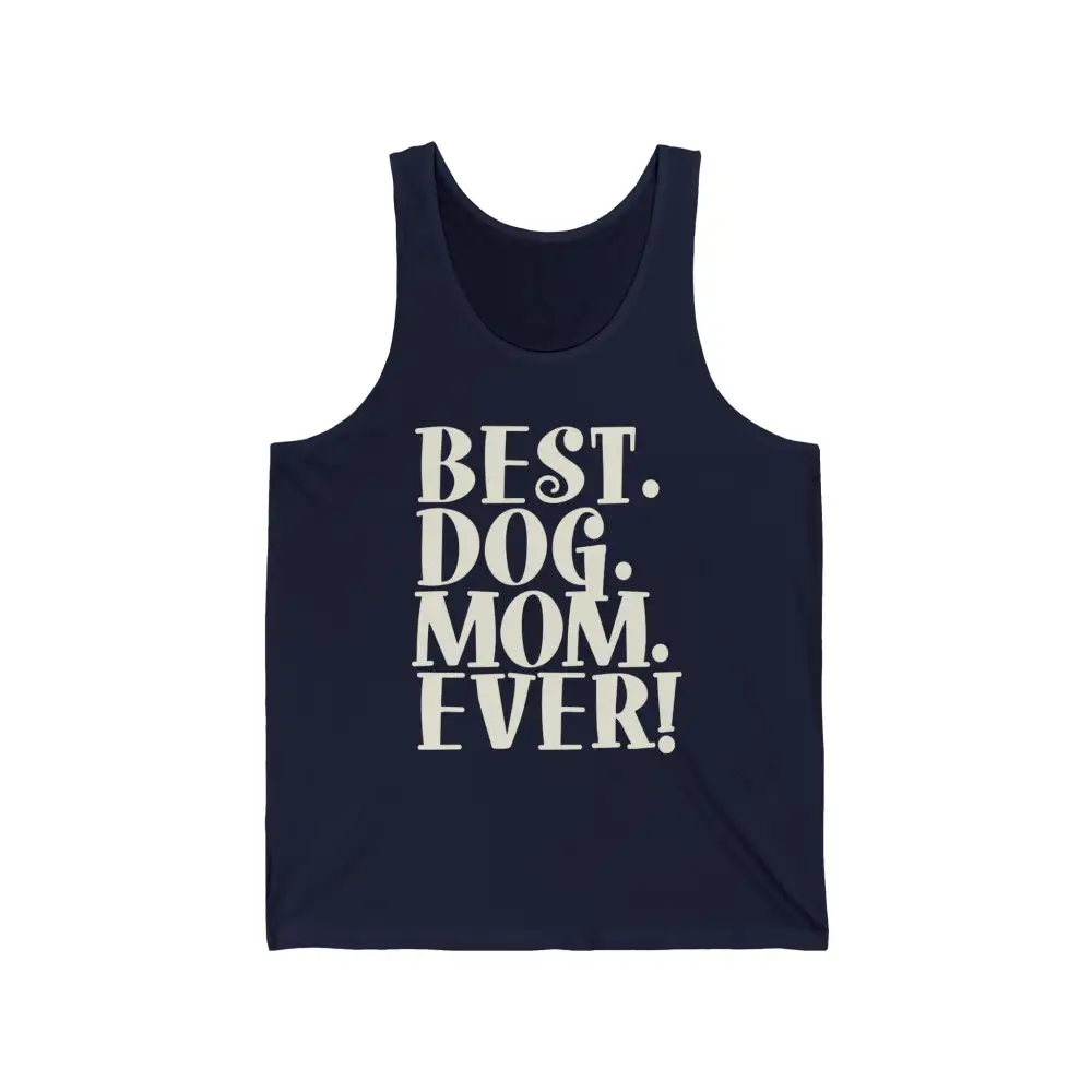 Dog Mom Text Tank Top