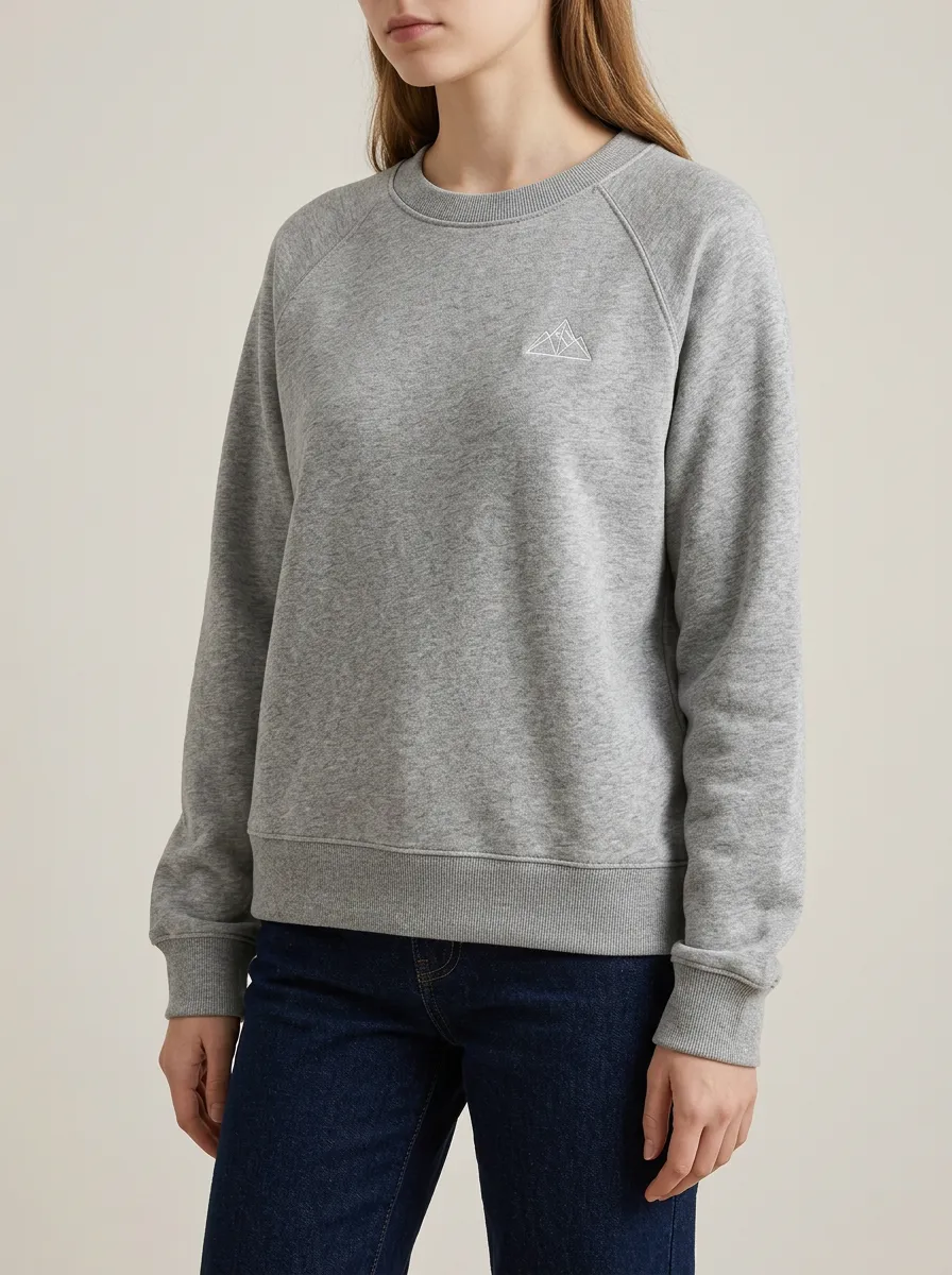 Women's Outdoor Hiking Minimalist Mountain Printed Sweatshirt
