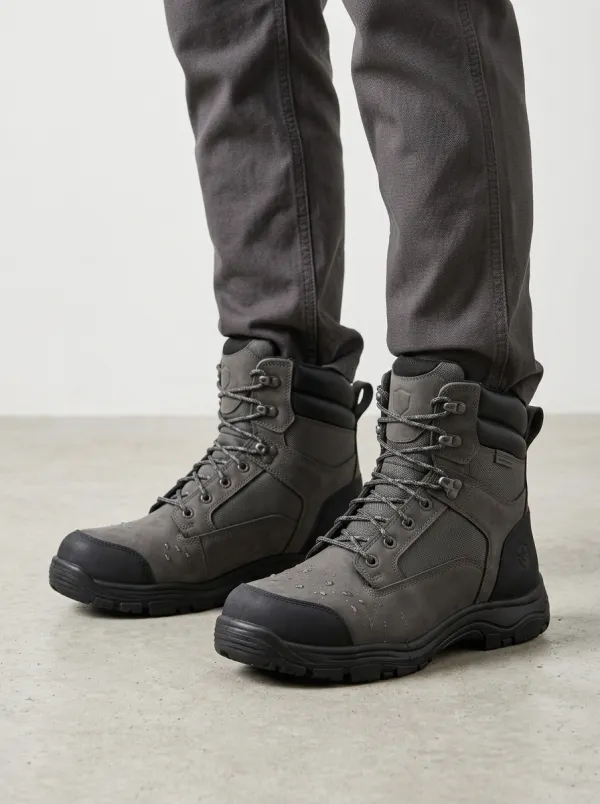 Men's Trail Inspired Waterproof Tactical Graphic Detail Work Boots