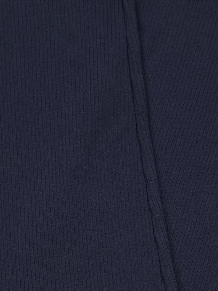 Navy Ribbed Flared Leggings 2 Pack