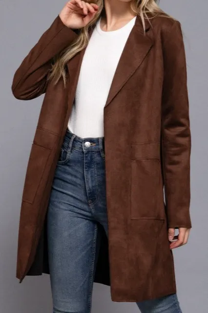 Long Coat With Large Pockets