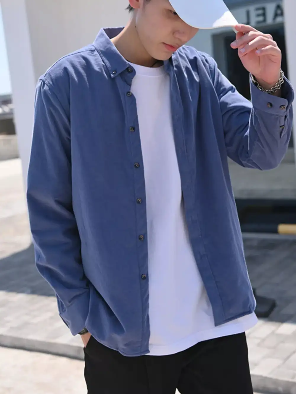 Corduroy Long Sleeve Shirt