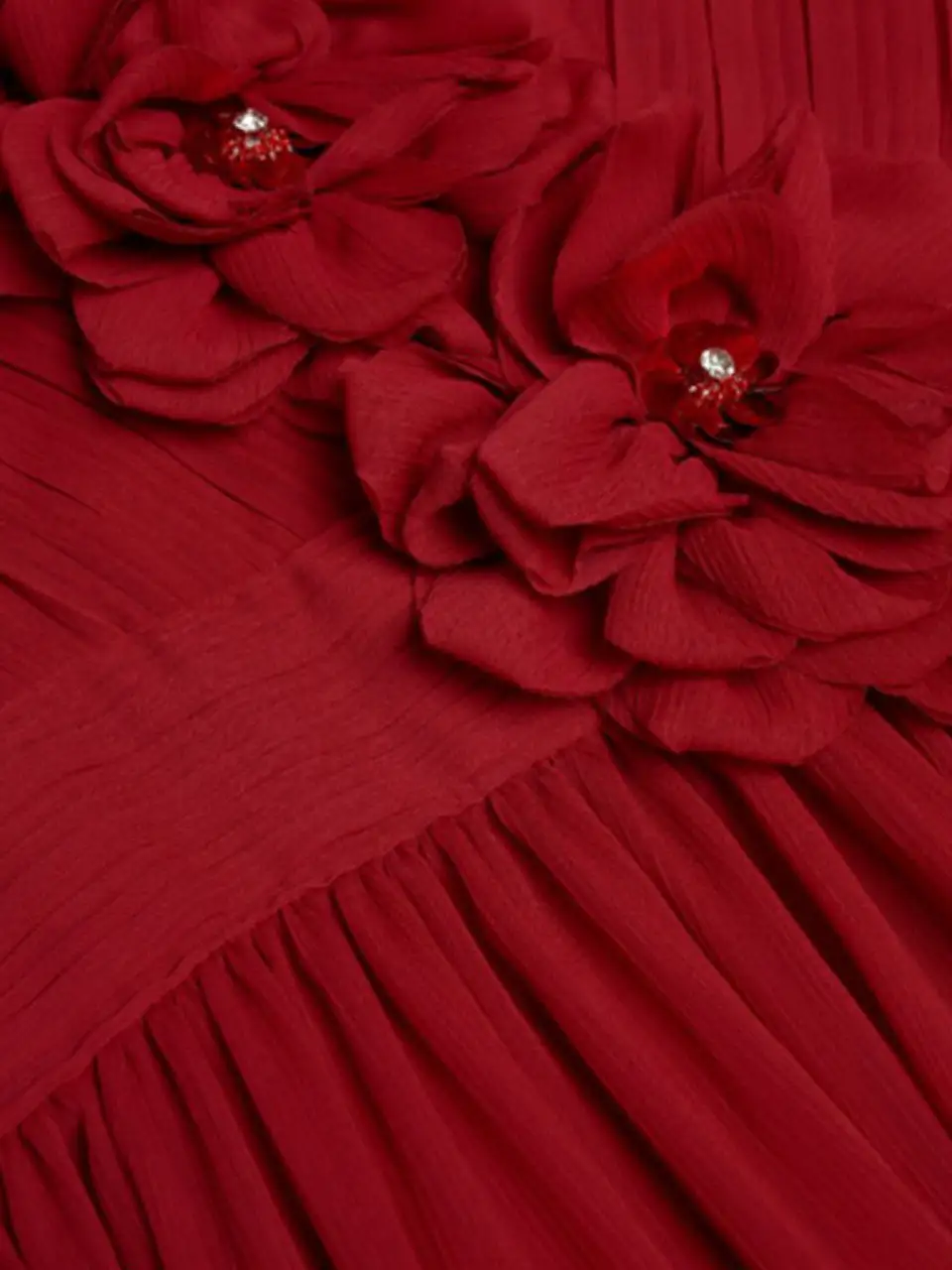 Chiffon Romantic Lantern Maxi Dress