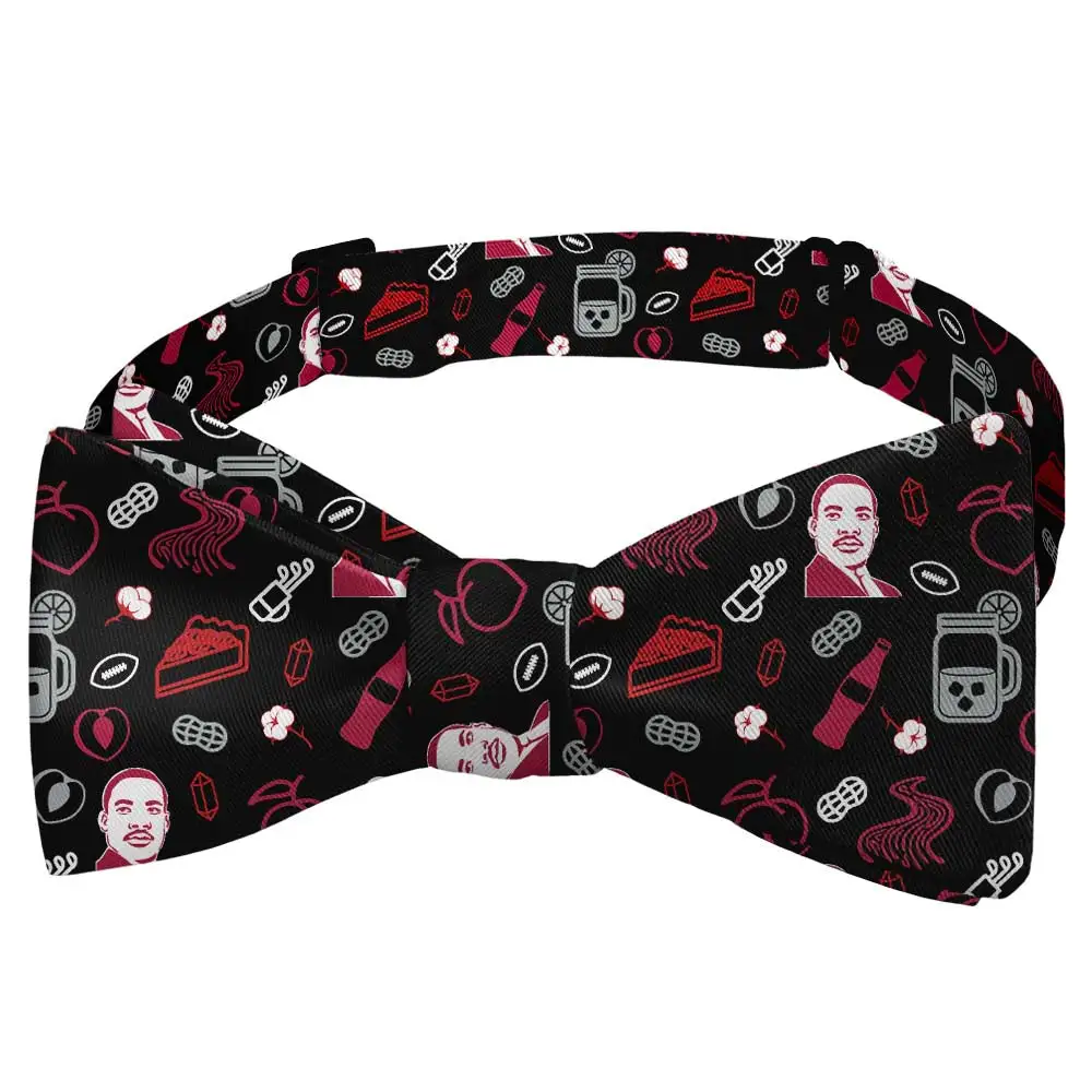 Peach Great Heritage Motif Bow Tie