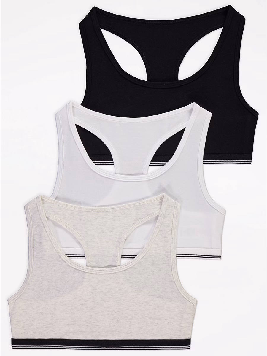 Racer Back Crop Tops 3 Pack & Shorts 7 Pack detail 2