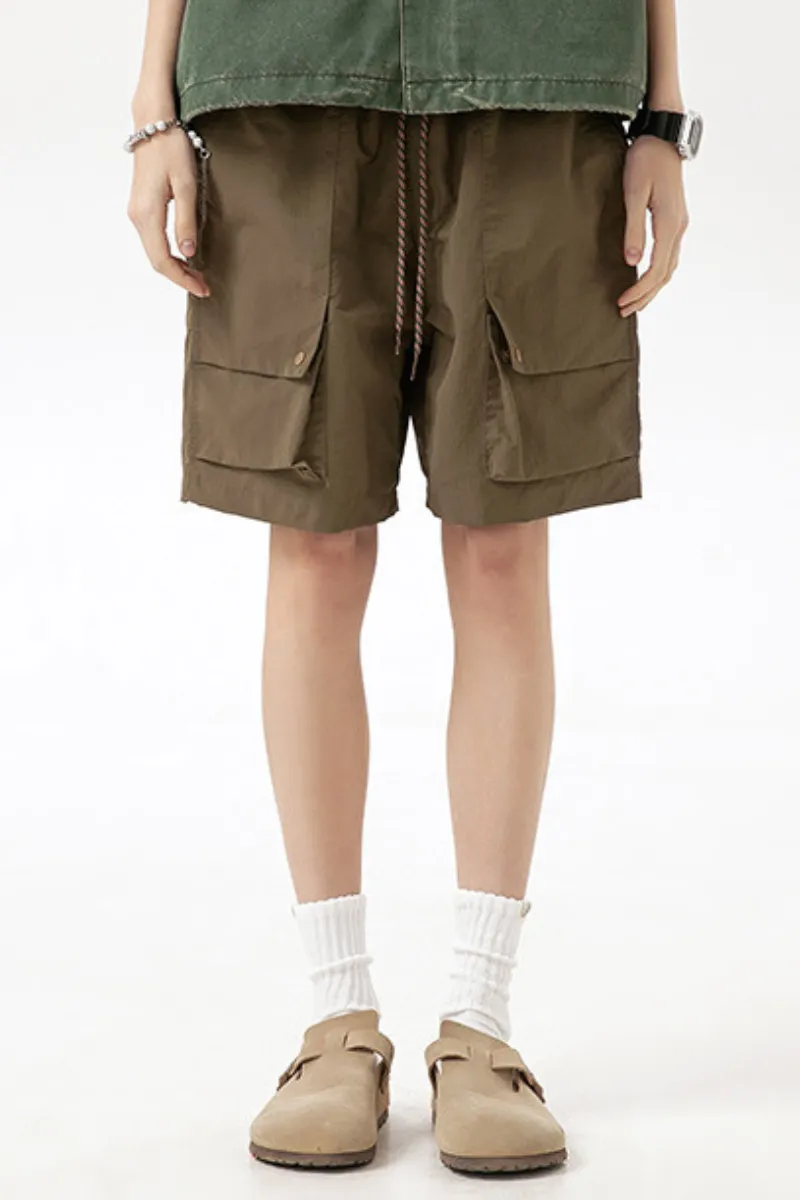 Versatile Workout Quick Dry Breathable Drawstring Athletic Shorts