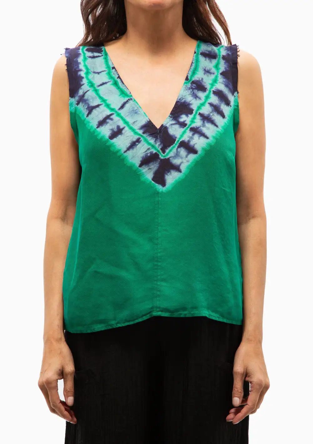 Silk Twill Tank Top