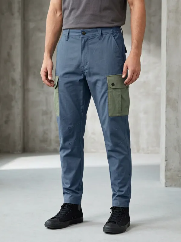 Unisex Contrast Pocket Tactical Work Pants — Everyday Edit