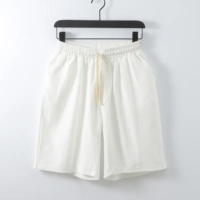 Pocketed Cotton Blend Shorts