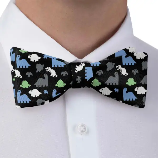 Dinosaur Pattern Bow Tie