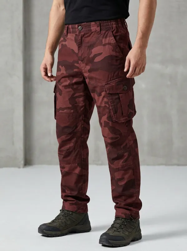 Men's Outdoor Tactical Camouflage Printed Cargo Pants