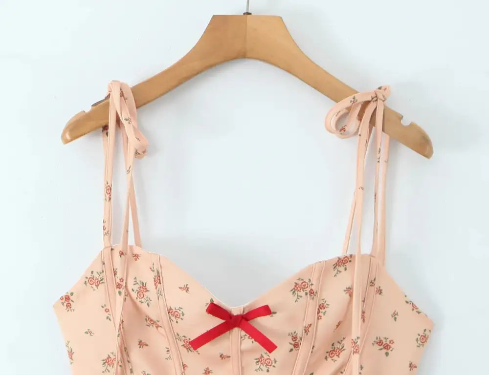 Chic Bow Detail Mini Dress