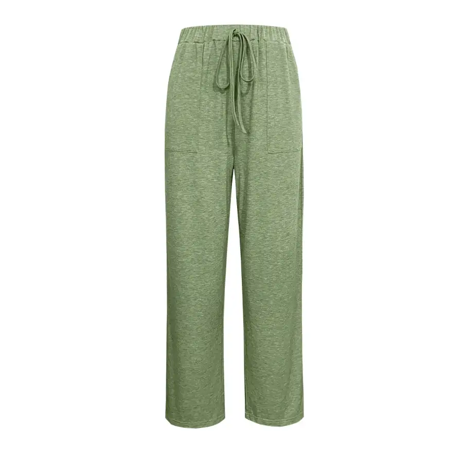 Everyday Tied Wide Leg Pants with Pockets