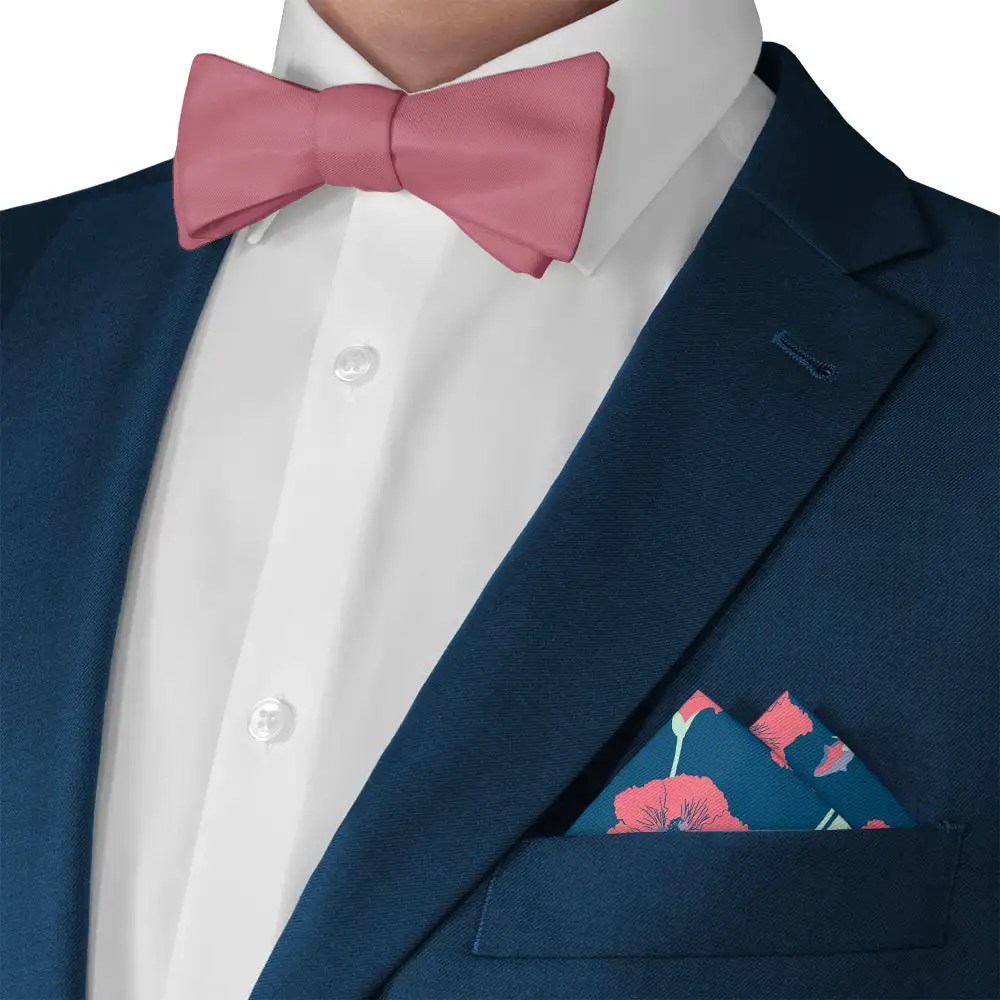 Clean Balanced Floral Pocket Square