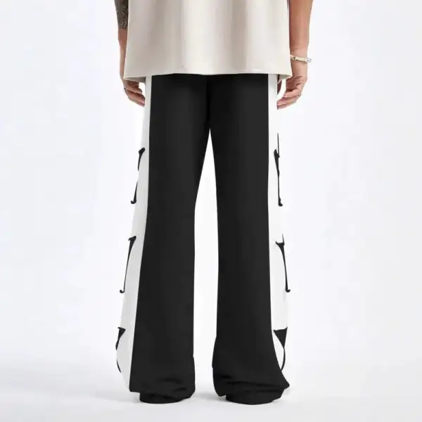 Star Graphic Wide-Leg Pants