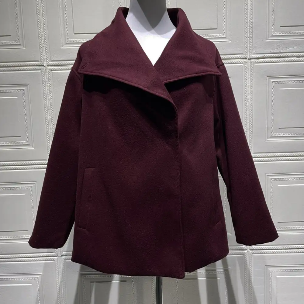 Relaxed Pearl Cascade Coat