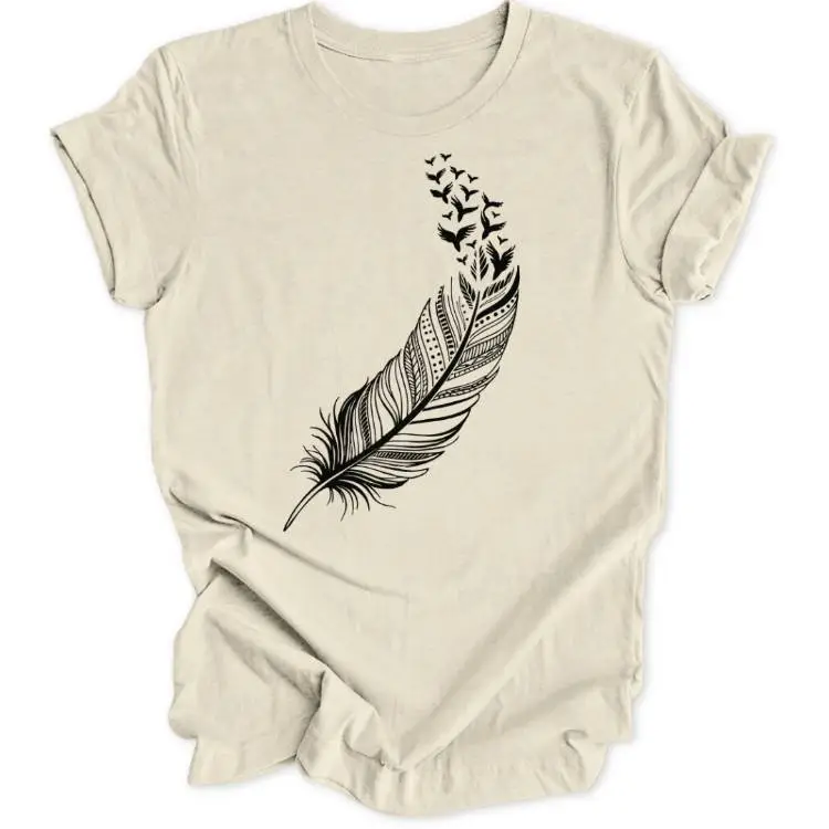 Bird Feather Unisex T-Shirt