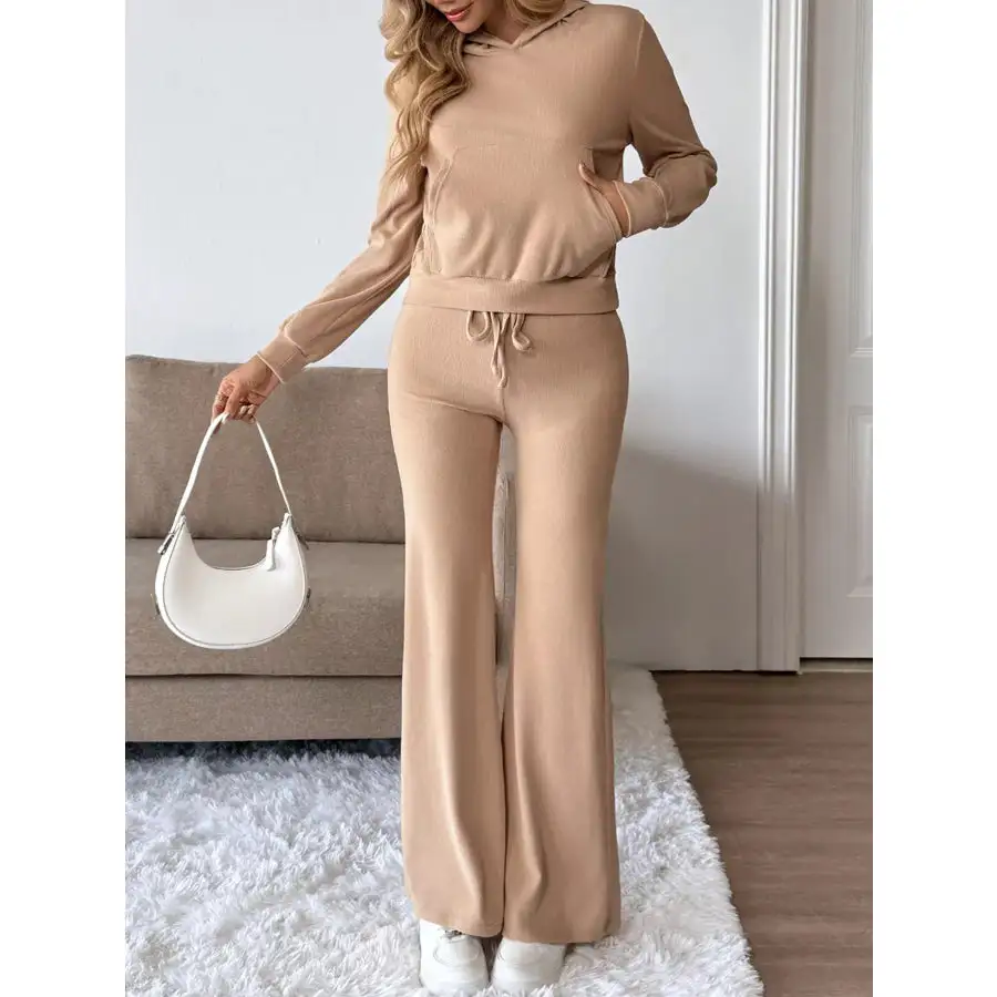Long Sleeve Hoodie and Pants Set