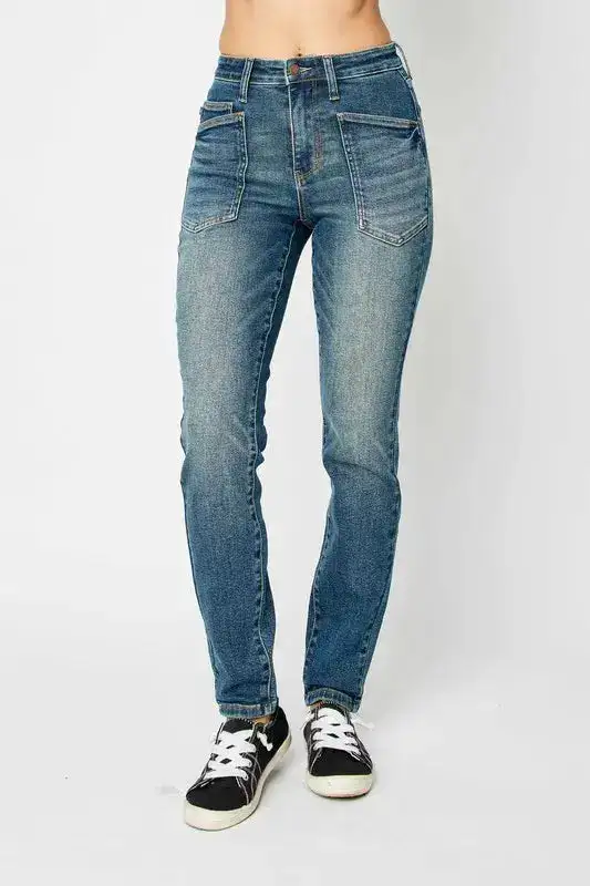 Cotton Stretch Skinny Denim Jeans