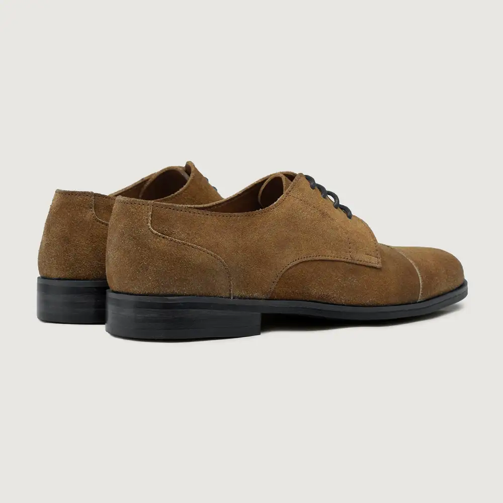 Brown Suede Leather Loafers