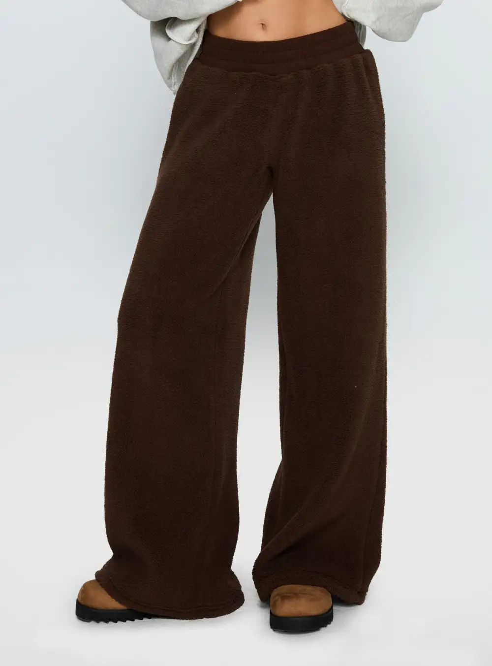 Siberia Fleece Wide Leg Pants