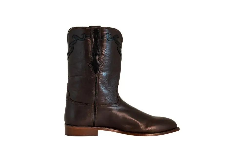 Relaxed Layered Shaft Men's Denim Boots