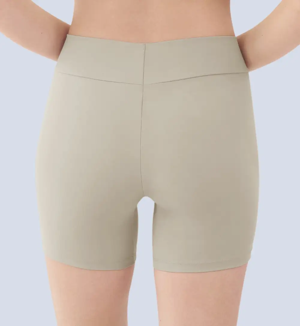 Women's High-Waist Stretch Quick-Dry Cyclist Shorts