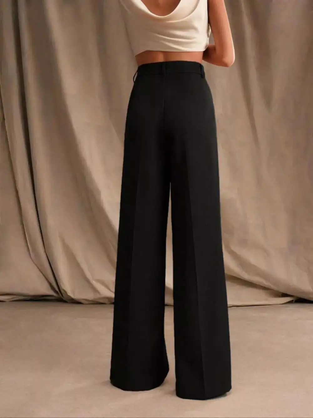 Wide Leg High Waist Versatile Lightweight Pants