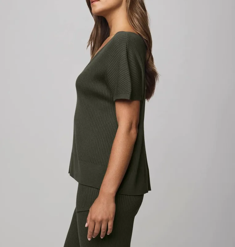 Cashblend Short Sleeve Sweater