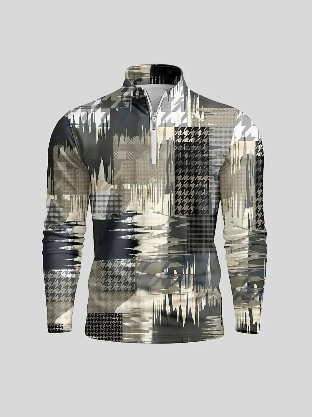 Sport Midweight Long Sleeve Pullover Golf Shirt