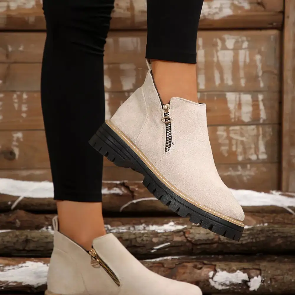 Side-Zip Ankle Boots