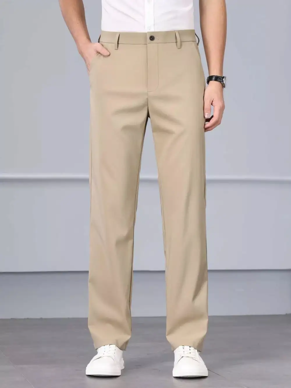 Casual Straight Leg Pants