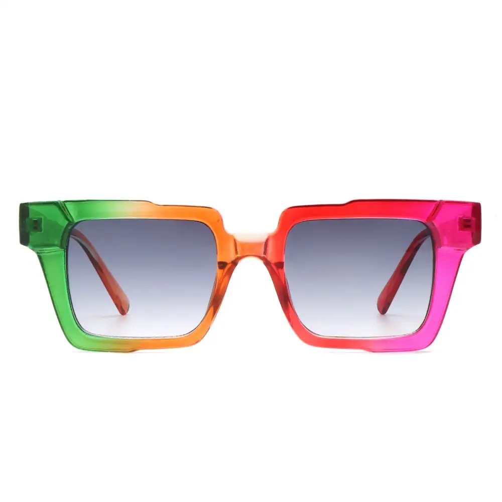 Square Flat Top Frame Sunglasses