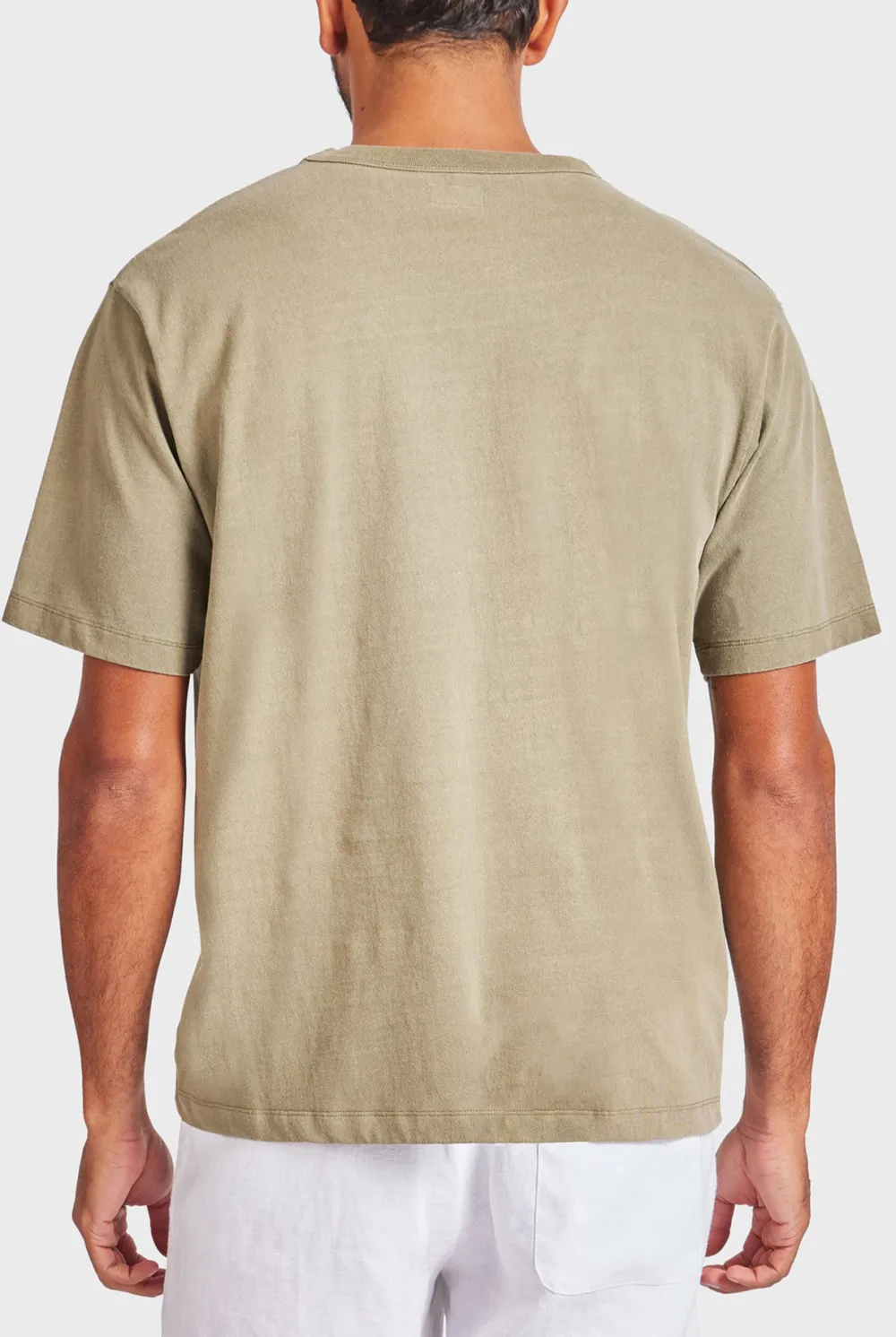 Crew Neck Solid Tee