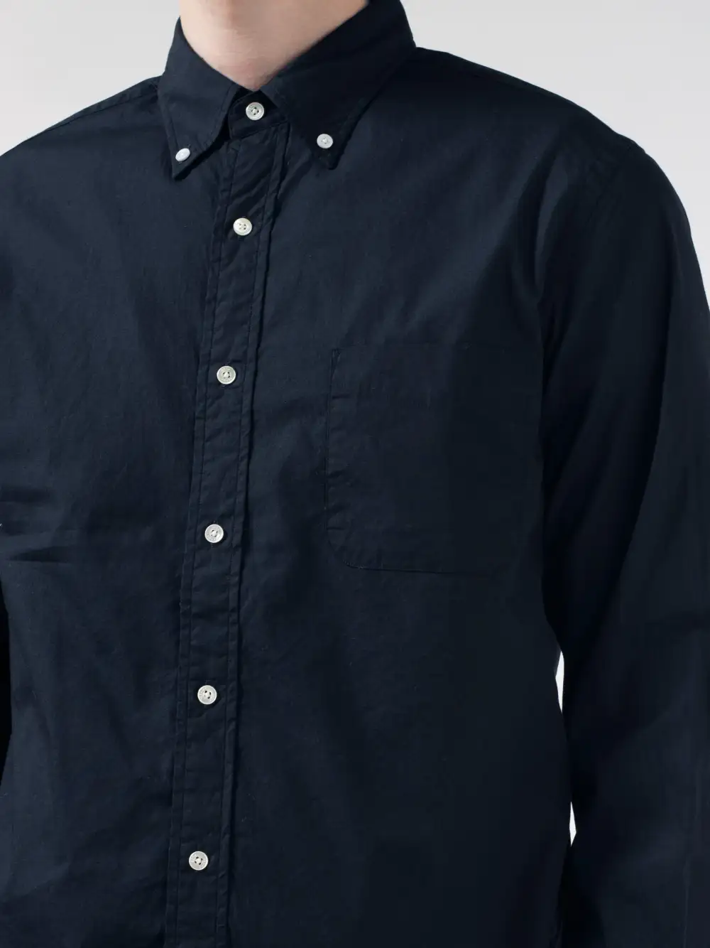 Men's Broadcloth Button Down Collar Shirt