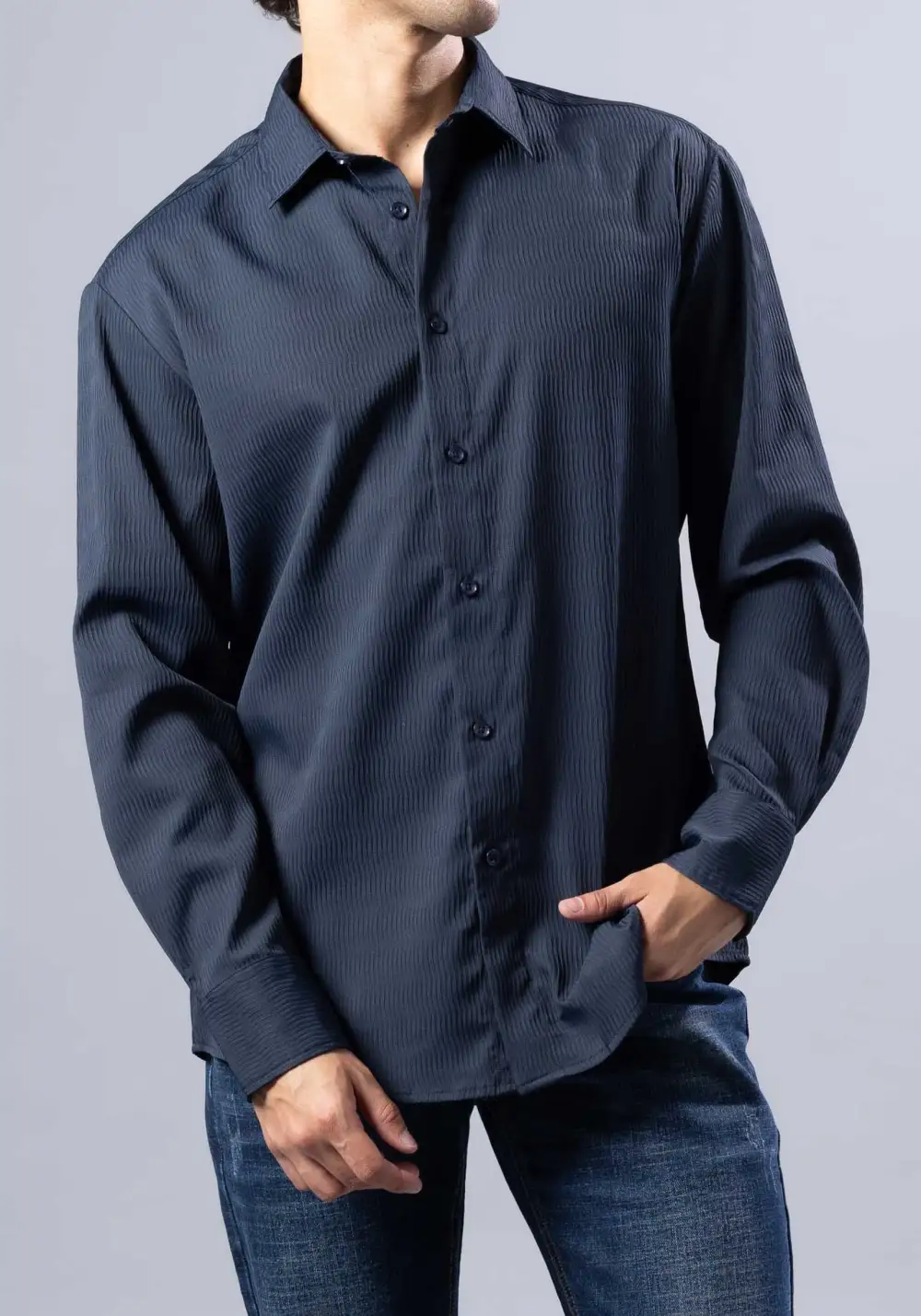 Warm Weather Button Up Dress Shirt