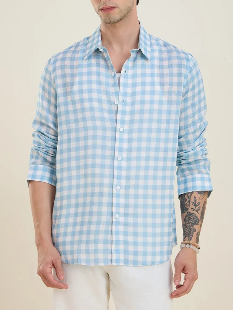 Everyday Checked Slim Fit Button Down Men's Formal Shirt