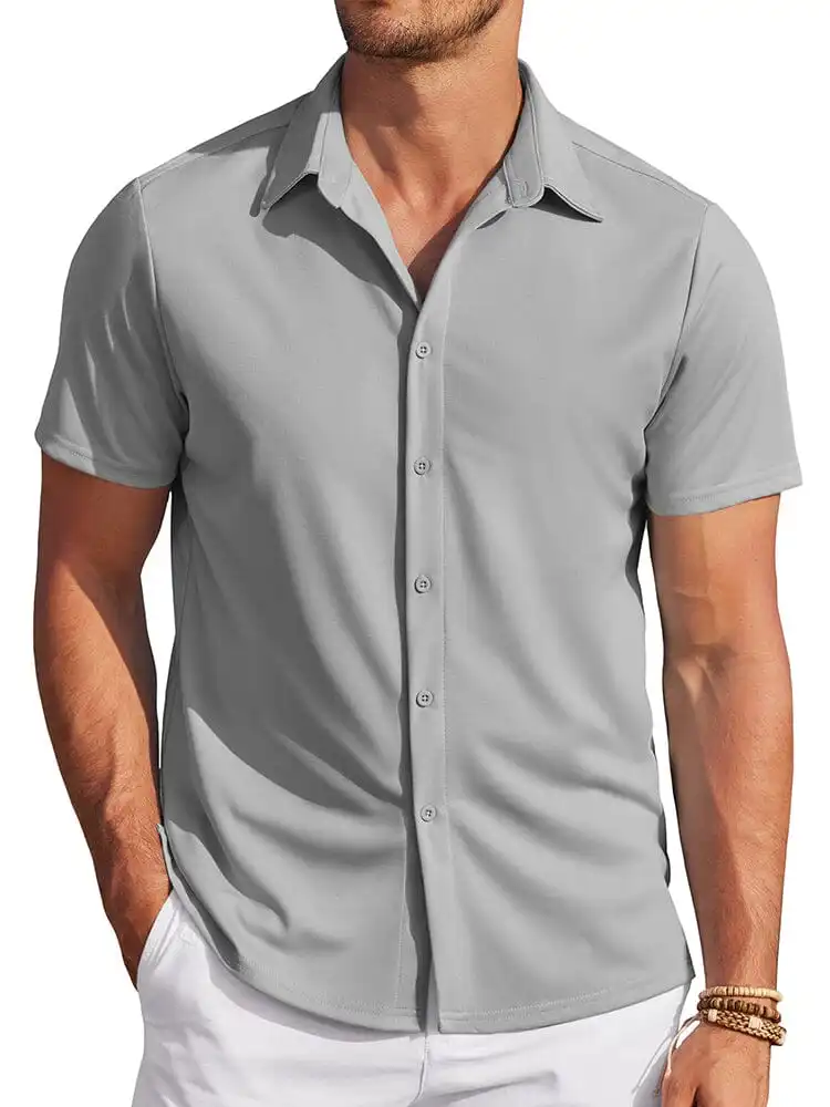 Casual Wrinkle Free Stretch Shirt