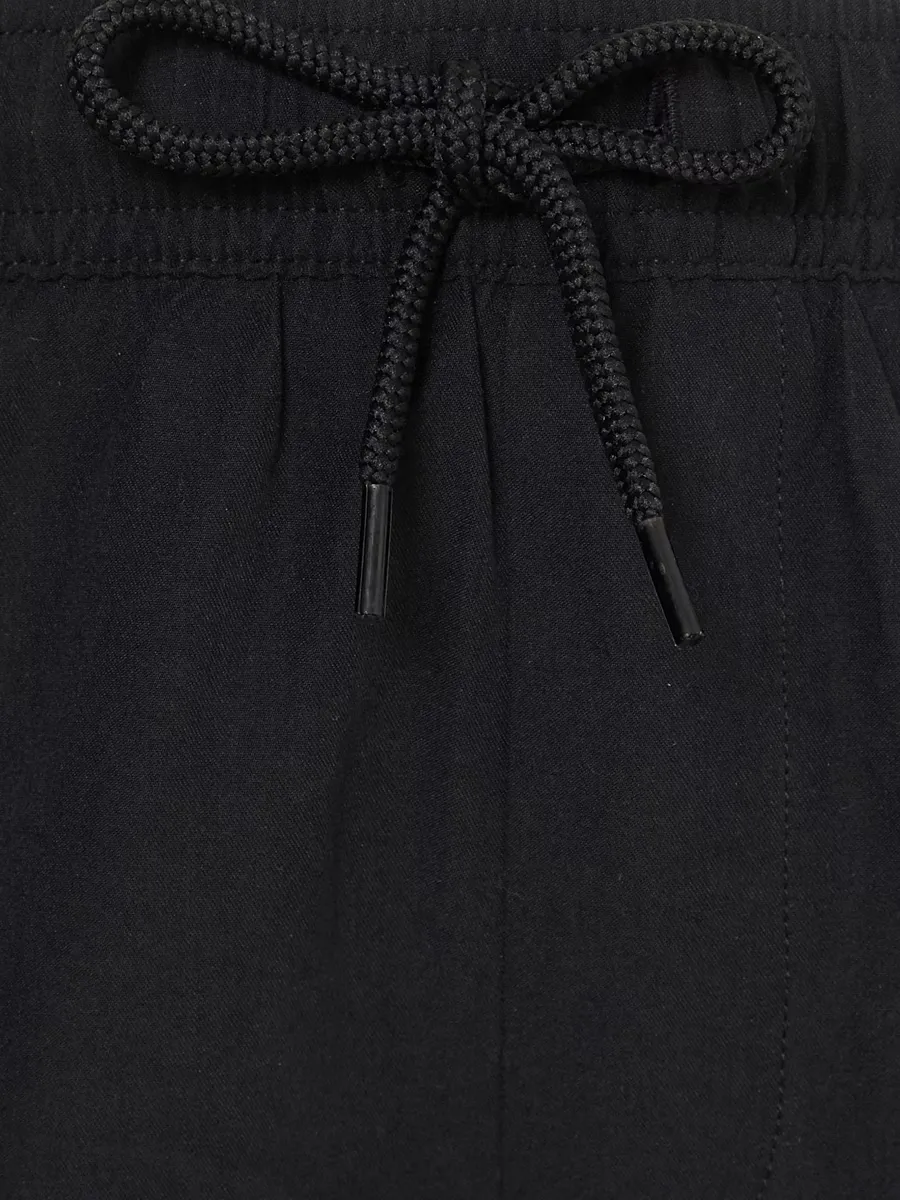 Black Drawcord Boys School Swim Shorts