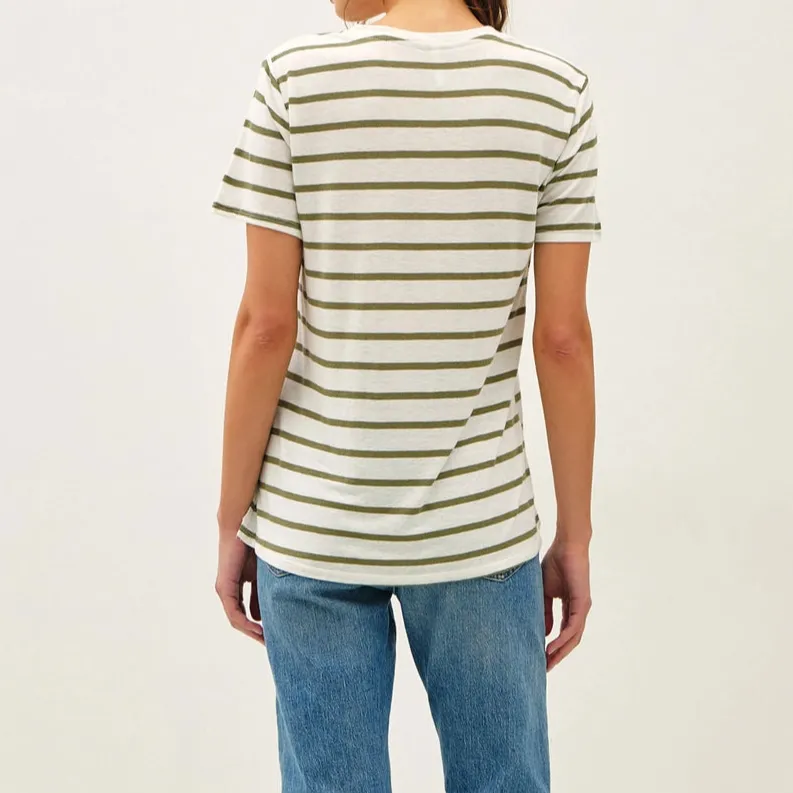 Linen Stripe T-Shirt