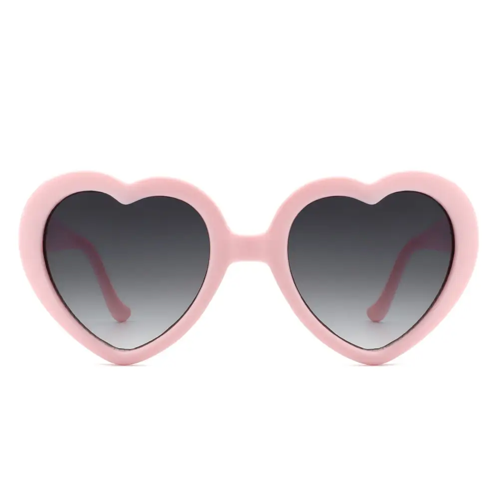 Layered Heart Shape Frame Sunglasses
