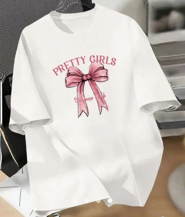 Ribbon Quote Cotton Tee