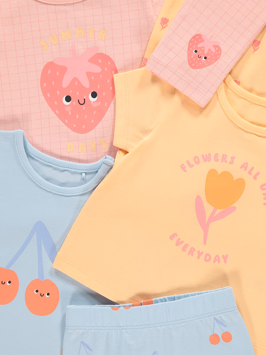 Fruit T-Shirts and Leggings Outfit 3 Pack detail 1
