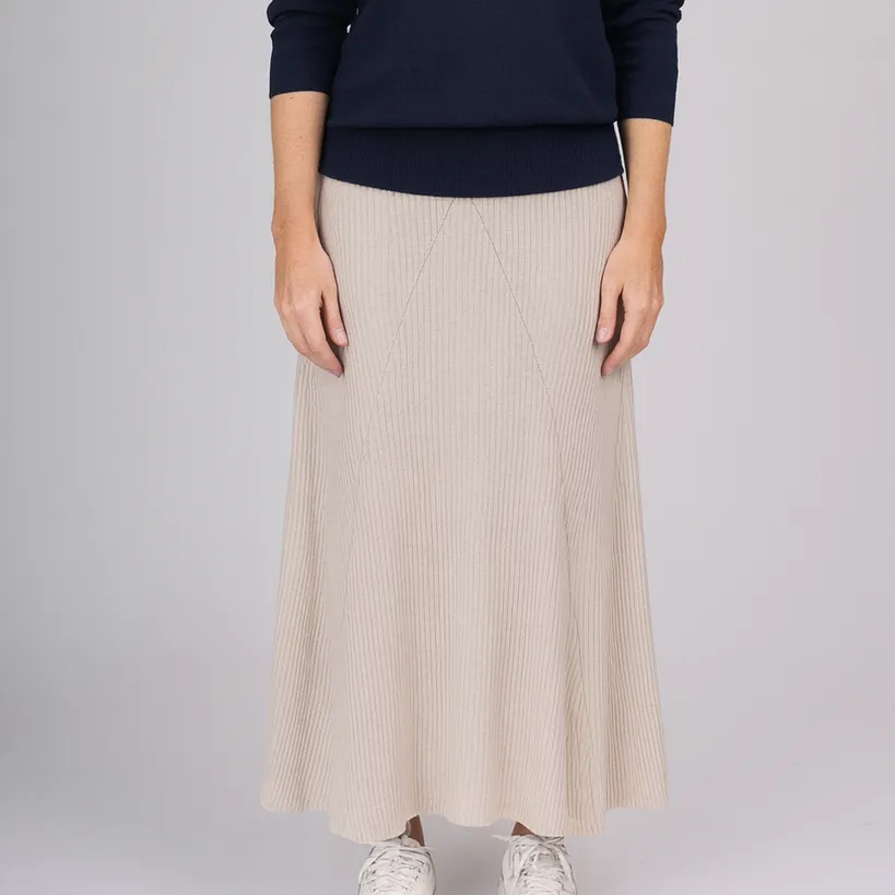 Knitted Long Casual Skirt